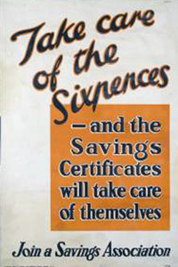Savings Certificate poster