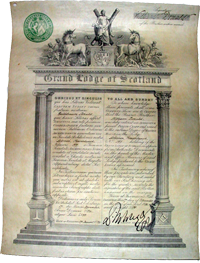 Masonic Diploma